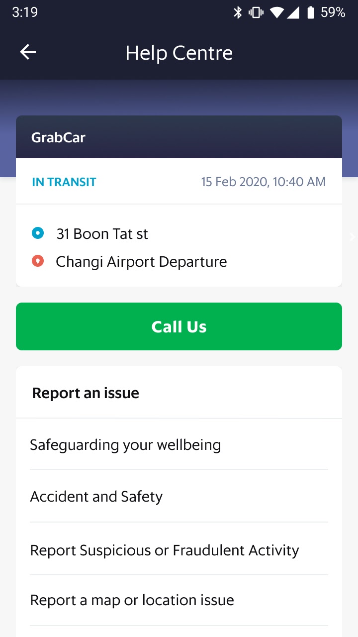 How To Access Help Centre While On A Booking Driver